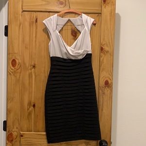 Black and silver mother of the bride dress